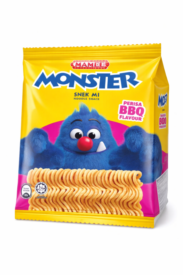 Mamee Monster Noodle Snack BBQ 2 Pack
