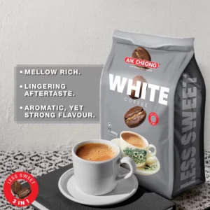 Aik Cheong 3 in 1 White Coffee Less Sugar Loose Pack