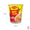 MAGGI Hot Cup Curry Instant Noodles 58g x 6 Cups - Carton of 9