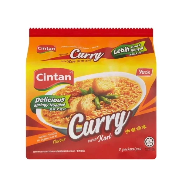 Cintan Curry Instant Noodles 76g x 5