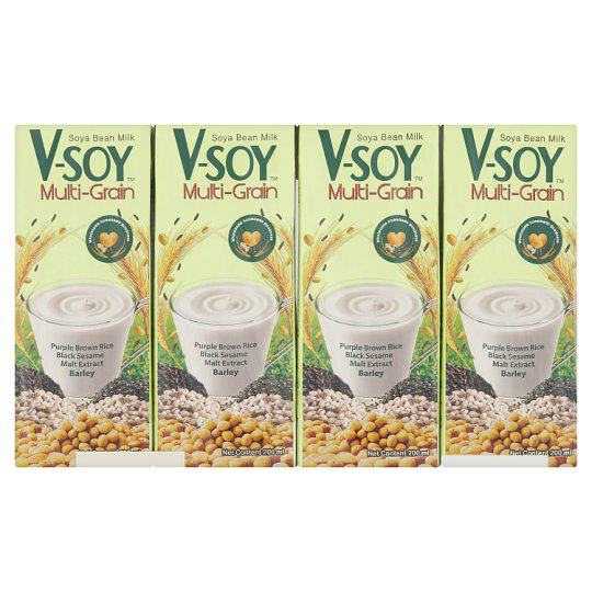 V-Soy Multigrain Soybean Milk 200ml x 4