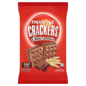 Munchy’s Chocolate Sandwich Crackers 258g