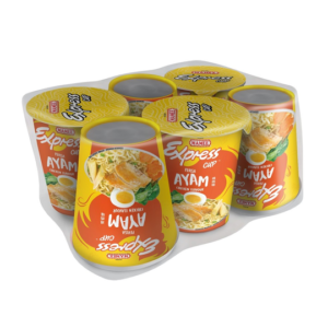 Mamee Express Cup Chicken Flavour Instant Noodles 63g x 6