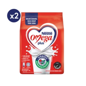 Nestlé Omega Plus Plain Milk Powder 2 x 1kg