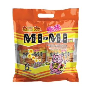 Snek Ku Mi-Mi Prawn Flavored Snack 22g x 8 Packs