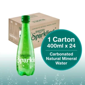 Spritzer Sparkling Natural Mineral Water 400ml x 24