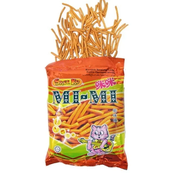 Snek Ku Mi-Mi Prawn Flavored Snacks 70g
