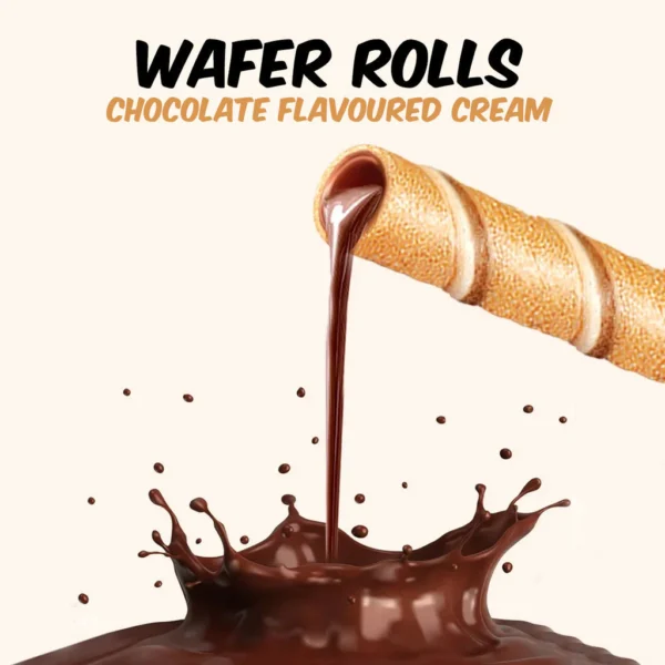 Munchy’s Muzic Wafer Rolls Chocolate Cream 85g